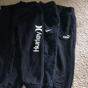 Assorted 4T joggers.